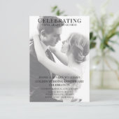 Dubbel Jong/Oud Foto 50ste Verjaardag Kaart (Staand voorkant)