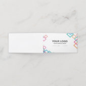 Dubbel klantenkaartje (Buitenkant ongevouwen)