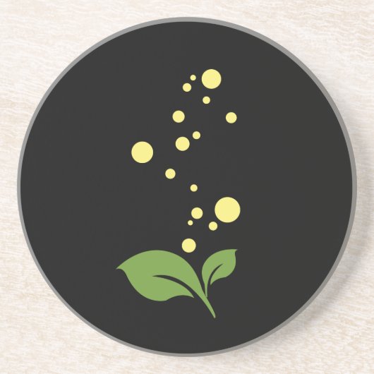 Dubbel leder zandsteen onderzetter (Voorkant)