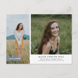 Dubbel Lijst Afstuderen Briefkaart