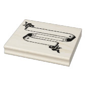 Dubbel lint banner Rubber Art Stamp Rubberstempel (Stempel)