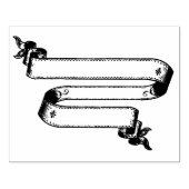 Dubbel lint banner Rubber Art Stamp Rubberstempel (Afrduk)