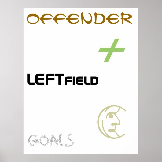 Dubbel offside poster (Voorkant)