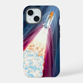 Dubbel opgestart (Space Shuttle Launch) iPhone 15 Case