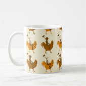 Dubbel Pollo Pattern Koffiemok (Links)