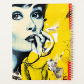 Dubbel portret in popartstijl planner (Achterkant)