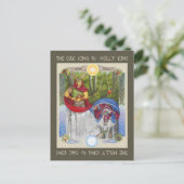 Dubbel portret van de koning van de eik en de koni briefkaart (Staand voorkant)