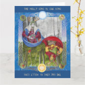 Dubbel portret van de koning van de eik en de koni kaart (Gele Bloem)