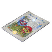 Dubbel portret van de koning van de eik en de koni notitieboek (Linkerzijde)