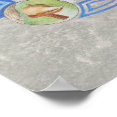 Dubbel portret van de koning van de eik en de koni poster (Hoek)