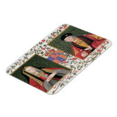 Dubbel portret van Elizabeth of York (1465-1503) a Magneet (Linkerzijde)