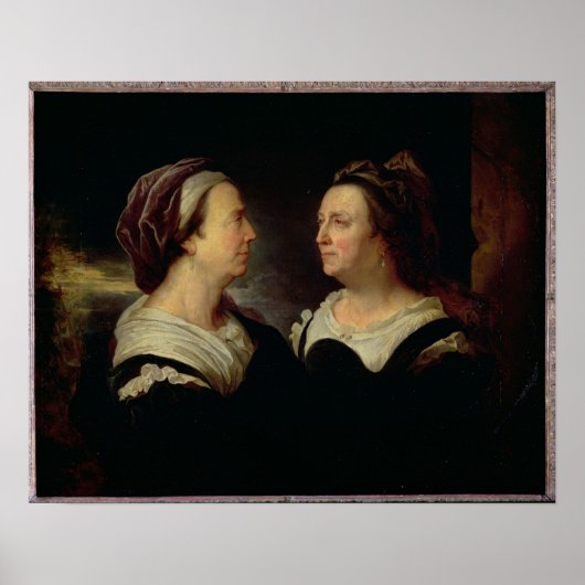 Dubbel portret van Marie Serre Poster (Voorkant)