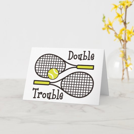 Dubbel Probleem Kaart (Gele Bloem)