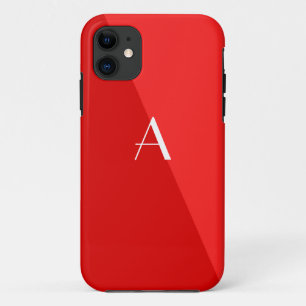 Dubbel Rood Monogram iPhone 5 Hoesje