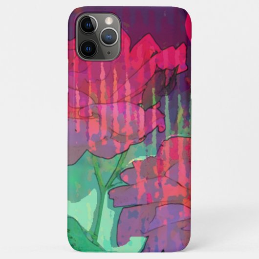Dubbel Roos abstract ontwerp Case-Mate iPhone Case (Achterkant)