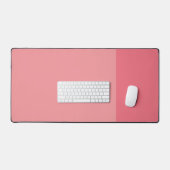 Dubbel roze met aparte muis- en toetsenbordgedeelt bureaumat (Keyboard & Muis)