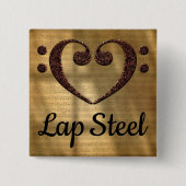 Dubbel schoorsteenlak vierkante button 5,1 cm (Voorkant)