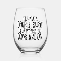 Dubbel schot van wat mijn honden doen