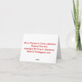 Dubbel Spel notecard Kaart (Achterkant)