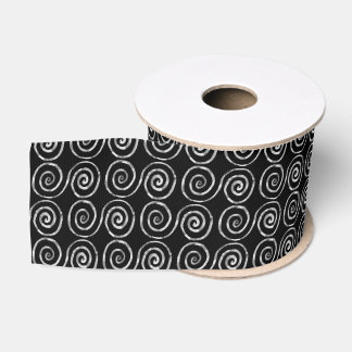 Dubbel Spiraal Keltisch Patroon Grosgrain Lint