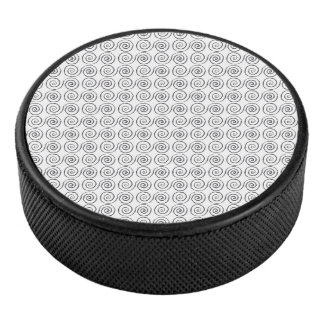 Dubbel Spiraal Keltisch Patroon Hockey Puck