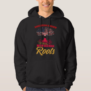 Dubbel Staatsburgerschap Amerika Duitsland Vlag Wo Hoodie