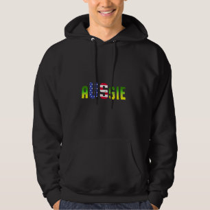 Dubbel staatsburgerschap Australië Aziatisch Ameri Hoodie
