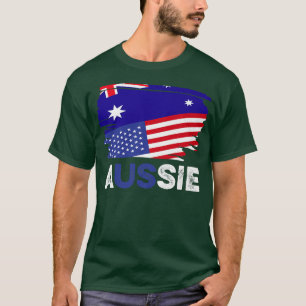 Dubbel staatsburgerschap Australië Aziatisch Ameri T-shirt