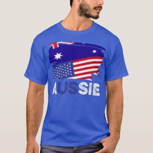 Dubbel staatsburgerschap Australië Aziatisch Ameri T-shirt