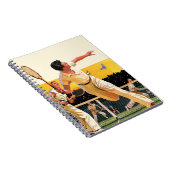 Dubbel tenniswedstrijd notitieboek (Rechterzijde)