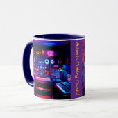 Dubbel thuis muziekstudio mok (Voorkant links)