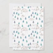 Dubbel troebel met een kans op een Baby shower Kaart (Achterkant)