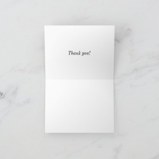 Dubbel Vee Troube Bedankkaart (Binnen)