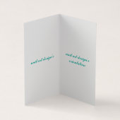 Dubbel visitekaartje (Binnen)