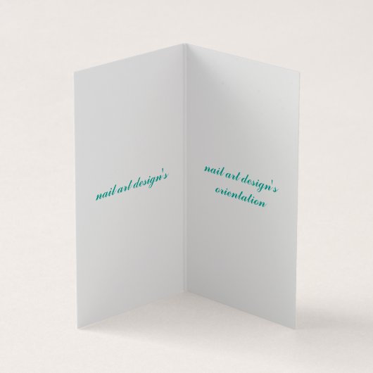 Dubbel visitekaartje (Binnen)