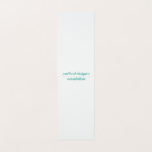 Dubbel visitekaartje (Binnenkant ongevouwen)