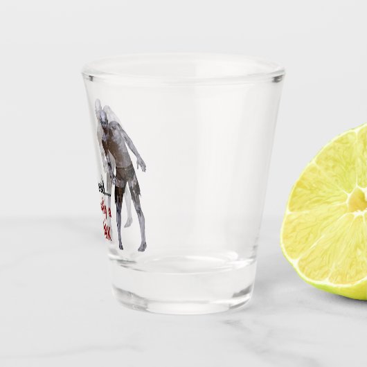 Dubbel Zombie alleen een Drink-schokkende glas (Rechts)