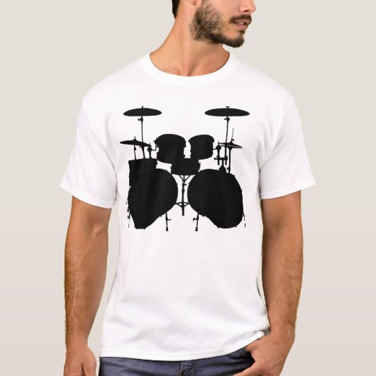 Dubbelbandtromset - licht t-shirt (Voorkant)