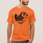 Dubbelbarige vink t-shirt (Voorkant)