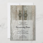 Dubbelbarndeuropening Landthuiskomst Dance Kaart (Voorkant)