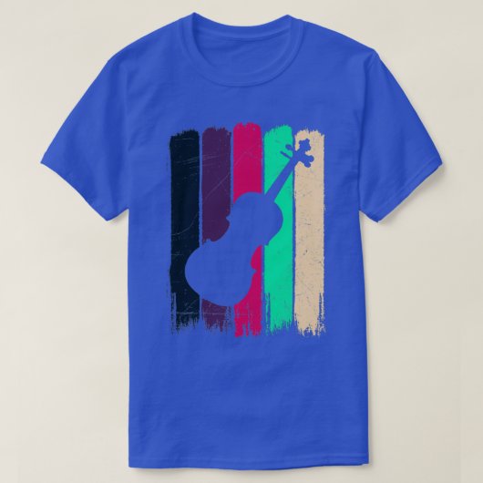 Dubbelbascadeau violist cello t-shirt (Design voorkant)