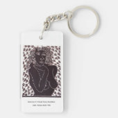 Dubbelbeeld Acrylsleutelhanger Sleutelhanger (achterkant)