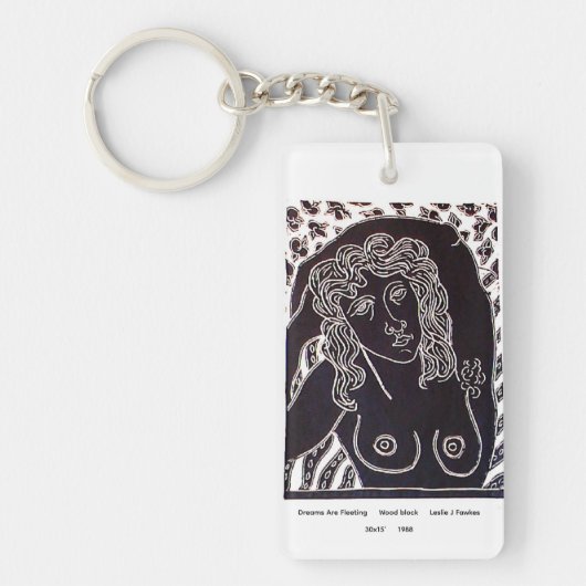 Dubbelbeeld Acrylsleutelhanger Sleutelhanger (Voorkant)