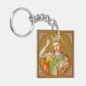 Dubbelbeeld St. George (SNV 13) Sleutelhanger (Voorkant Links)
