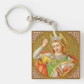 Dubbelbeeld St. George (SNV 13) Sleutelhanger (Voorkant)