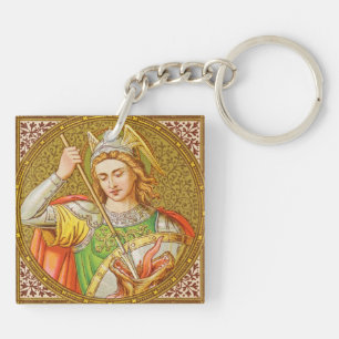 Dubbelbeeld St. George (SNV 13) Sleutelhanger