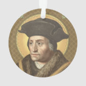 Dubbelbeeld St. Thomas More (SAU 026) CircAcrylic Ornament (achterkant)