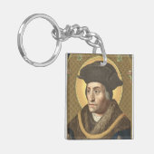 Dubbelbeeld St. Thomas More (SAU 026) Sleutelhanger (Voorkant Links)