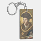 Dubbelbeeld St. Thomas More (SAU 026) Sleutelhanger (Voorkant Links)