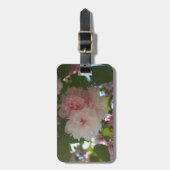 Dubbelbloeiende Cherry Tree I Spring Floral Bagagelabel (Voorkant verticaal)